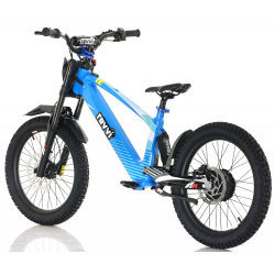 Kids 800w 36v Electric Balance Bike - Revvi 20" - Blue