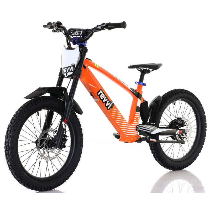 Kids 800w 36v Electric Balance Bike - Revvi 20" - Orange
