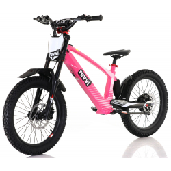 Kids 800w 36v Electric Balance Bike - Revvi 20" - Pink