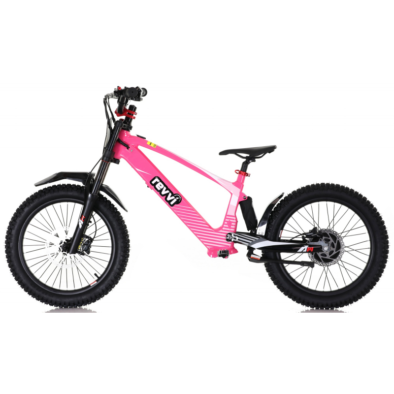 Kids 800w 36v Electric Balance Bike - Revvi 20" - Pink