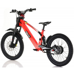 Kids 800w 36v Electric Balance Bike - Revvi 20" - Red