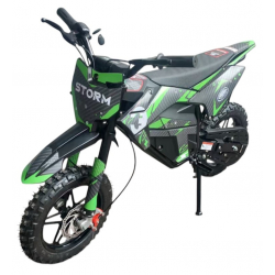 Kids 800w 36v Electric Dirt Bike 10/10 - Green