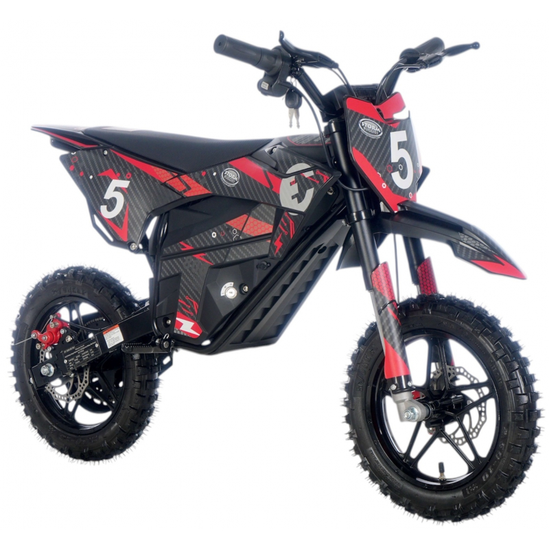 Kids 800w 36v Electric Dirt Bike 10/10 - Red
