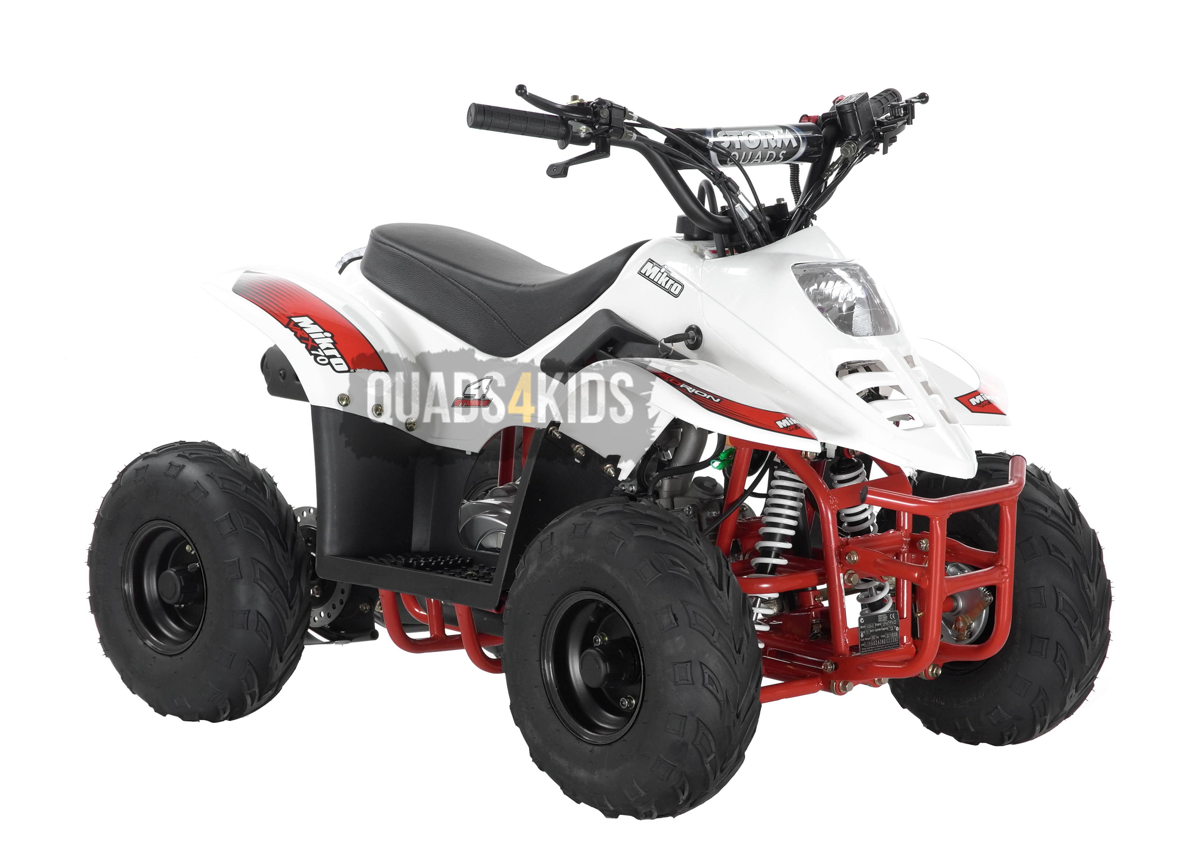 VRX70 Kids Quad Bike WHITE Quads 4 Kids