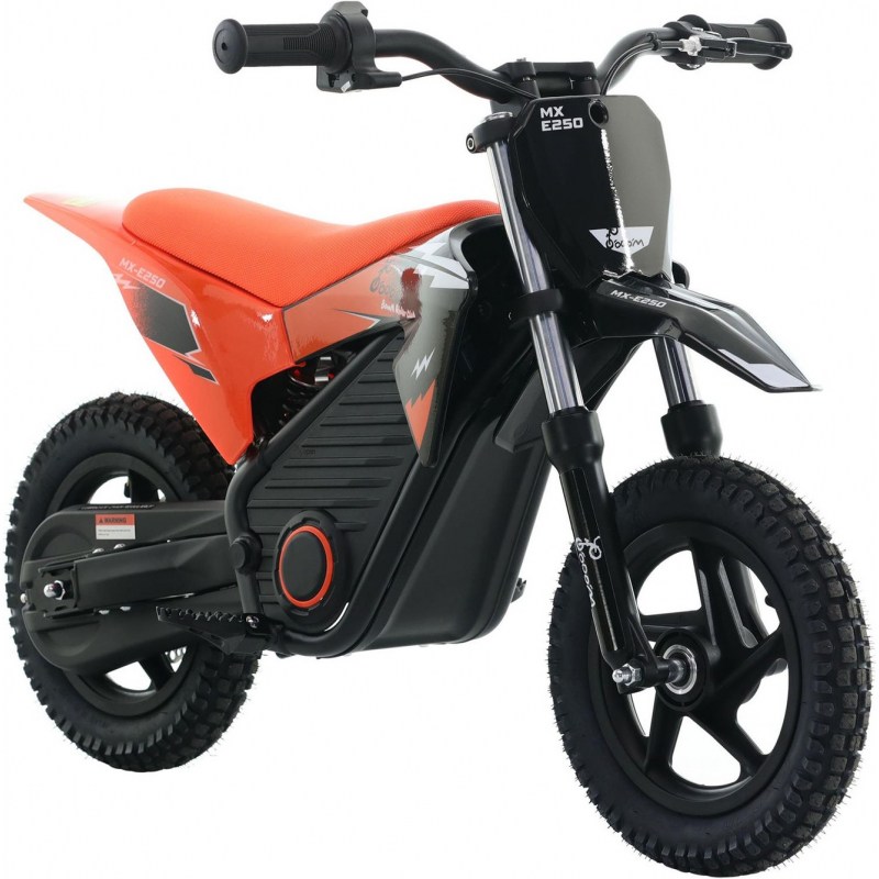 Warrior E-250 Kids Electric 250w Dirt Bike 12/12 - Orange