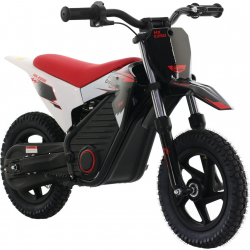 Warrior E-250 Kids Electric 250w Dirt Bike 12/12 - White