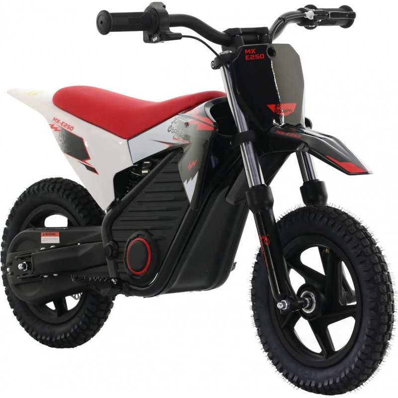 Warrior E-250 Kids Electric 250w Dirt Bike 12/12 - White