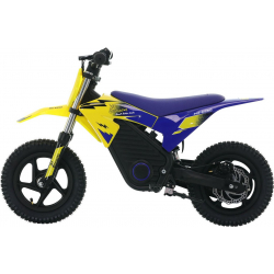 Warrior E-250 Kids Electric 250w Dirt Bike 12/12 - Yellow