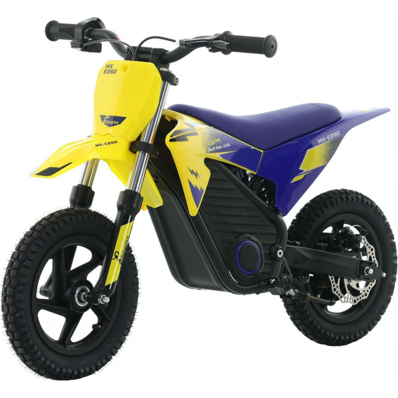 Warrior E-250 Kids Electric 250w Dirt Bike 12/12 - Yellow